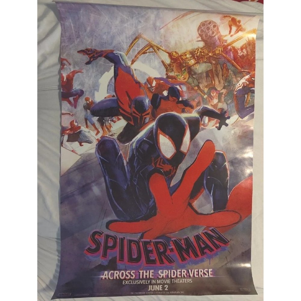 Spider-Man: Across The Spiderverse AMC Exclusive 22x35 Poster Bill Sienkiewicz